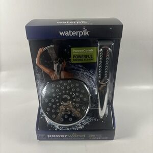 Waterpik 7-Mode Power Wand Shower Spa System Chrome XIB-633E/SBX-183ME